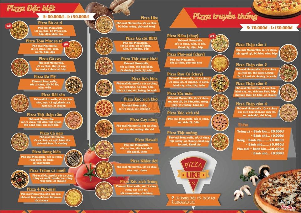 Menu Pizza Like-1